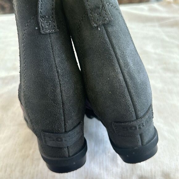 Sorel Joan of Arctic Wedge Chelsea Boots 7 - Picture 5 of 9